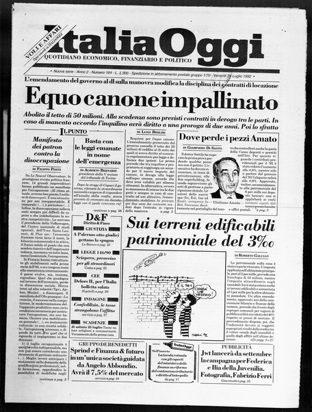 Italia oggi : quotidiano di economia finanza e politica